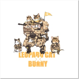CAT X BUNNY UNIT Posters and Art